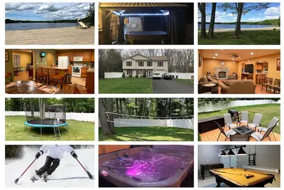 Image de Gorgeous Villa in Pocono nr Ski Slopes, Camelback, Kalahari w Games Rm & Hot tub