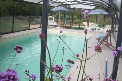 Image de écogite/piscine/axe St Malo/équipé bébés