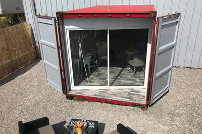 Location insolite dans un Container avec un Spa privatif