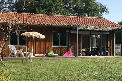 Image de Maison bois 3chambres 8personnes a proximité du lac Hourtin