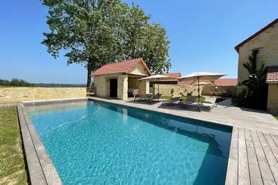Image de Maison Les Marronniers, climatisée en Périgord noir - piscine privée chauffée