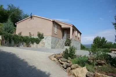 Image de Beautiful newly built house with private pool in the Ardèche