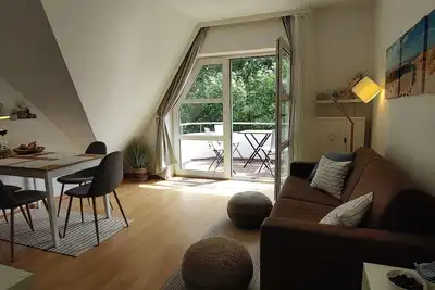 Image de Cozy apartment \"Flunder\" with balcony and view of the greenery