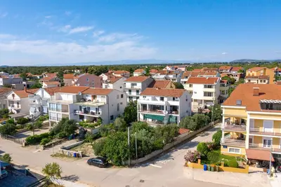 Image de Appartement de deux chambres avec le balcon et la vue sur le mer Biograd na Moru, Biograd (A-863-e)