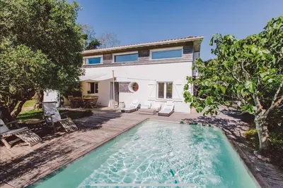 Image de Biarritz/Anglet Villa plage a pied piscine chauffée au calm meublé de tourism 4*
