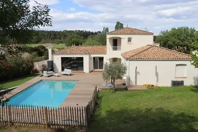 Image de Villa dans pinède, 20 min Montpellier et plages