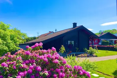 Image de Cozy, detached wooden house in a quiet location on the Peterberg.