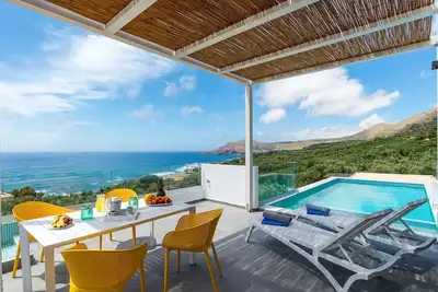 The Nest villa in Sfinari, west of Crete