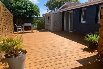 Image de Arcachon: Charmante maison T3 avec terrasse, Wi-Fi, climatisation et proche plage