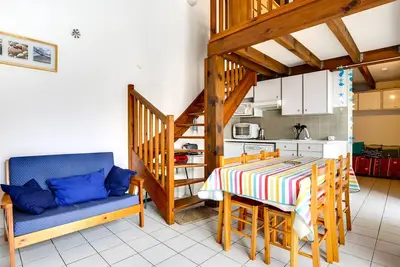 Image de Maison T3 avec mezzanine à 200m de la plage, terrasse, parking, accepte animaux - Biscarrosse
