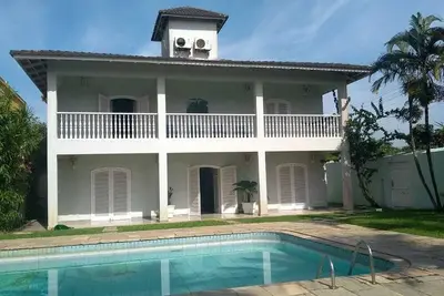 Image de House 2 suites, swimming pool, barbecue, wi-fi - Mar Casado and Pernambuco Beach - Guaruja