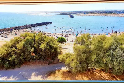 Image de Sete appartement vue exceptionnelle 1ère ligne plage 62 m2 6 pers +Garage
