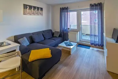 Image de Cozy upper apartment Nordseebrise with a view of the canal