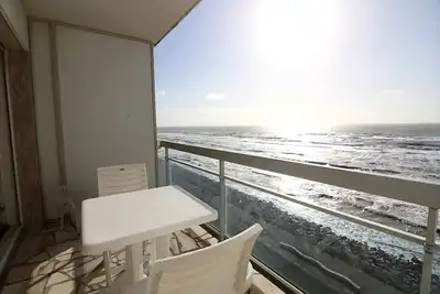 Image de Astrolabe K5 : Logement front de mer avec balcon, 1 chambre, pour 4 personnes Ă Hardelot Plage