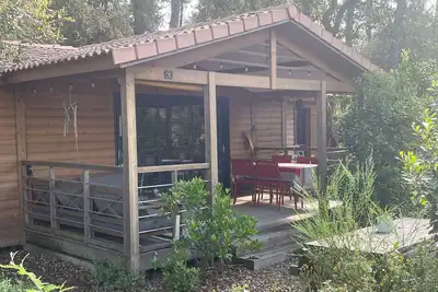 Image de Superbe chalet sous les pins à Ondres (Landes) – 4-5 personnes