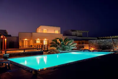 Image de Modern Villa, 5 Master Br, Large Private Pool, Sunset View, close 2 Mykonos Town