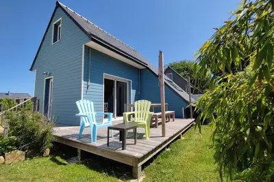 Image de Maison en Bois 2 Chambres 🔑🔑🔑 800m du Port et des Plages Côte de Granit Rose