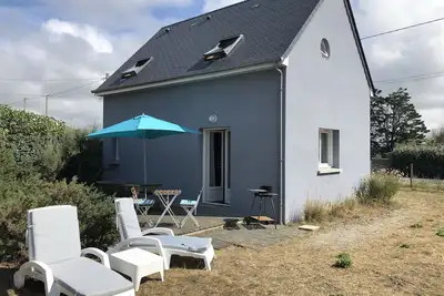 Image de Maison à la plage, pour 6 personnes.