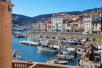 Image de Appartement F3 à Port-Vendres, vue port, parking inclus et Wifi