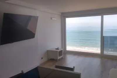 On the beachfront, infinite sea views, on the sand, WiFi