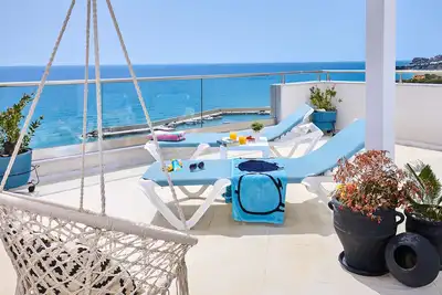 Image de Modern Apartment, sunny, with a unique view of the Cretan sea! ! !