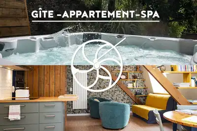 Image de Gîte écoresponsable dans un espace verdoyant en cœur de ville (Spa privatif)