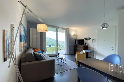Image de Ampio monolocale con terrazza panoramica
