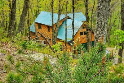 Image de Potomac Cabin: Riverfront, 7 acres, sleeps 14, hot tub, Starlink