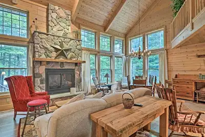 Image de Rustic + Modern Home w/Fire Pit on Tower Pond!