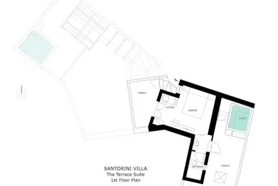 Villa Zantine | Emporeio | A Wonderful 1 Bedroom villa Sleeps 3 | Private Pool