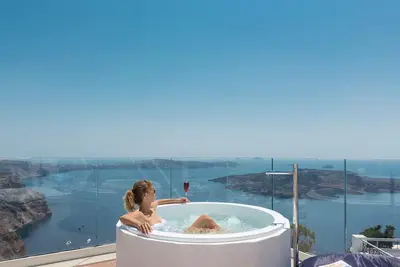 (w) Villa Fira Maisonnette - Fira - Belle villa 1 chambre avec jacuzzi