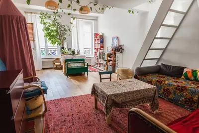 Image de Lumineux duplex atypique à Menilmontant