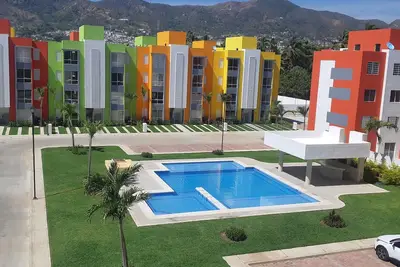 Image de Departamento nuevo con alberca a 10 min de la playa