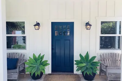 Blue Door Bungalow.