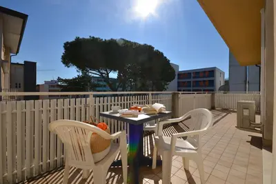 Appartement de vacances avec climatisation et balcon