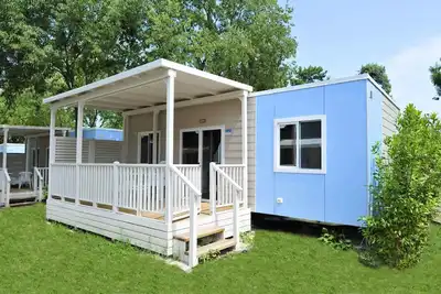 Maison mobile en complexe de vacances Bella Italia