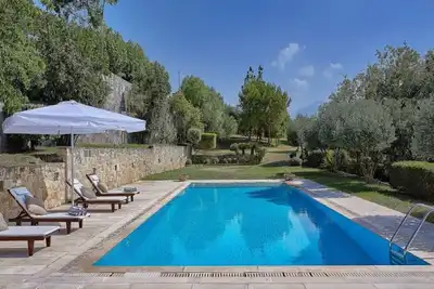 Image de (w) Villa Malazia - Keramoutsiou - Una hermosa villa de 4 dormitorios - Piscina privada - Gimnasio
