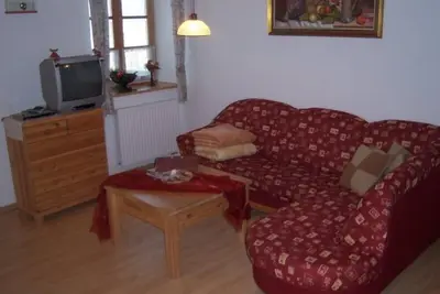 Image de Helle Ferienwohnung mit Wohnküche, 2 Schlafzimmern und Balkon