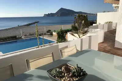 Duplex apartment on the first line