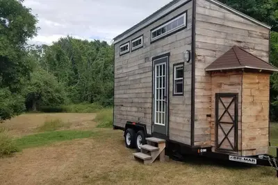Image de AdirondackCountryLiving cedar tiny house experience-3 min to Slu, 15 to Clarkson