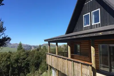 Image de Scandinavian look log cabin with fantastic views over the mountains