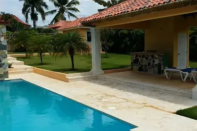 Image de 3bd guest-friendly villa in Sosua center, private pool\/jacuzzi\/Ac\/cable Tv\/Wifi