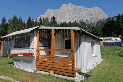 Image de Rental caravan (mobile home) + \"Zugspitzblick\" porch in Ehrwald /Tyrol