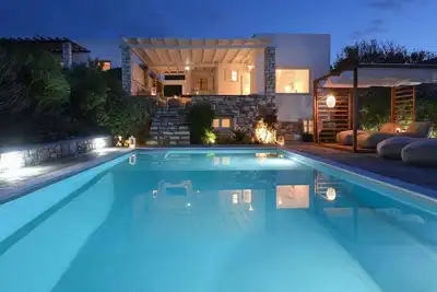 Image de Platinum Paros Villa | Villa Zefyros | 4 Bedroom Villa | Private Pool & Amazing Sea Views | Ambelas