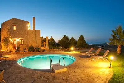 Exclusive Crete Villa | Hill Top villa | Private Pool | Stunning Views | 3 Bdr | Rethymno