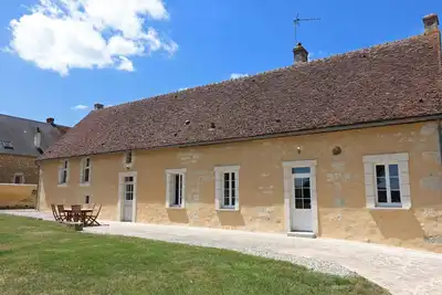 Image de Spacieuse longère Percheronne avec jardin, spa, activités familiales et pêche à la ferme