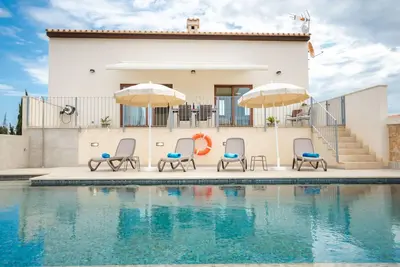 Image de Maison de vacances privée avec piscine privée, Wifi, Tv, patio, vue panoramique, parking