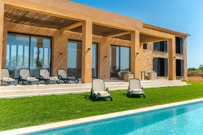 Image de Maison de vacances privée avec Wifi, climatisation, piscine privée, Tv, patio, vue panoramique