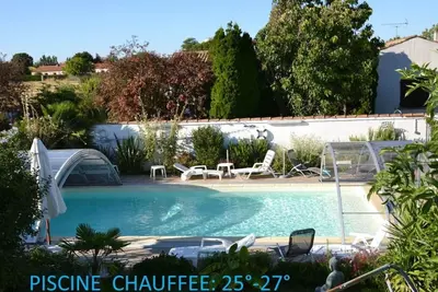 Image de 3p 72m2 --Piscine Chauffee Couverte grande terrasse -4 mn Plage-5 mn La Rochelle
