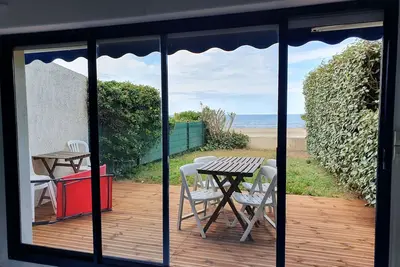 Image de appartement avec jardin sur la plage